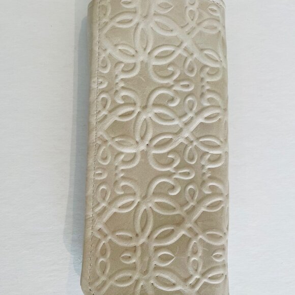 Alex and Ani Gabriel soft Leather Continental Wallet, blush, credit card,artisan - Picture 6 of 10